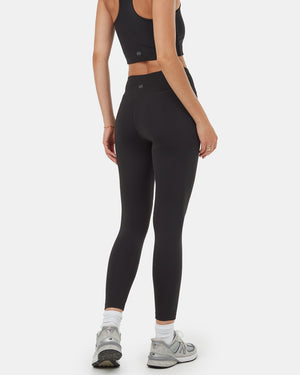 Black Women's High Rise Stretch Althetic Leggings