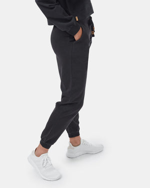 Black Women's Organic Cotton Joggers