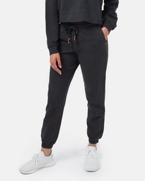 Black Women's Organic Cotton Joggers