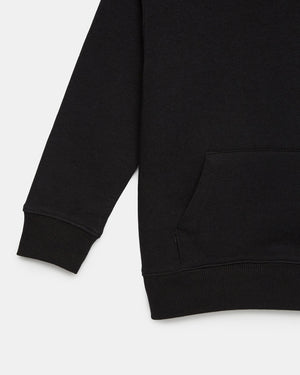 Black Kids Organic Cotton Fleece Pullover