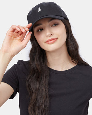 Black Organic Cotton Baseball Cap