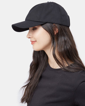 Black Organic Cotton Baseball Cap