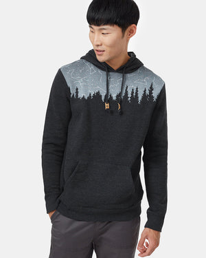 Black Tree Graphic Hooded Pullover