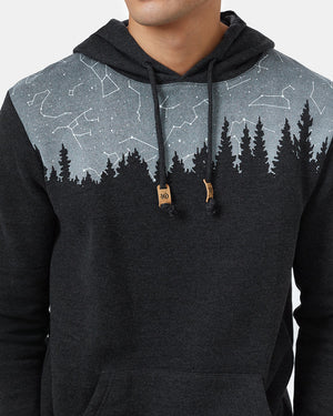 Black Tree Graphic Hooded Pullover