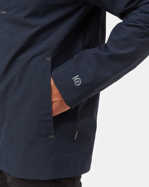 Blue Men's Waterproof Rain Jacket