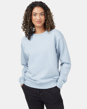 Blue Women's Fleece Long Sleeve Sweatshirt