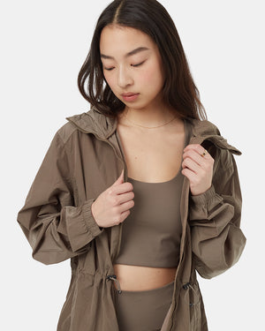 Brown-Sustainable-Hooded-Jacket