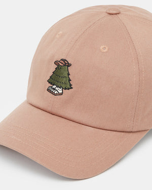 Brown Organic Cotton Graphic Dad Hat