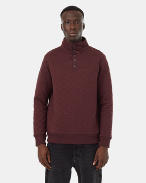 Burgundy-Men_s-Quilted-Sweatshirt