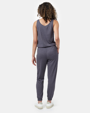 Gray Women's Recycled Tank Jumpsuit