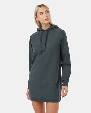 Green-Fleece-Pullover-Dress