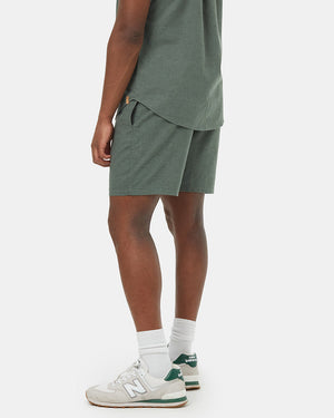 Green-Mens-Casual-Hemp-Shorts