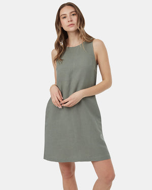 Green-Womens-TreeLinen-A-Line-Dress