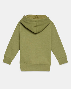 Green Kids Long Sleeve Sweatshirt