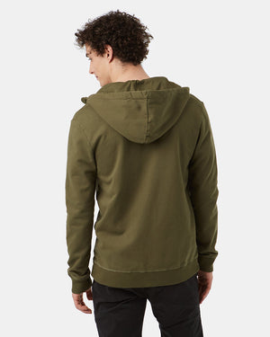 Green Men's Eco-Friendly Zip-Up Hoodie