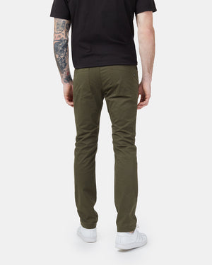 Green Men's Organic Cotton Twill Pants