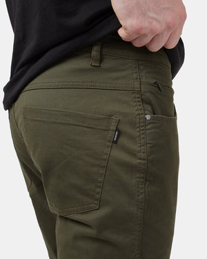 Green Men's Organic Cotton Twill Pants