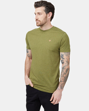 Green Recycled Polyester Crew Neck Tee