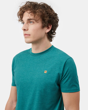 Green Recycled Polyester Crew Neck Tee