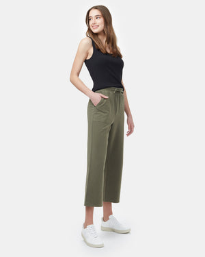 Green Women's Organic Cotton Joggers