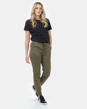 Green Women's Organic Cotton Joggers