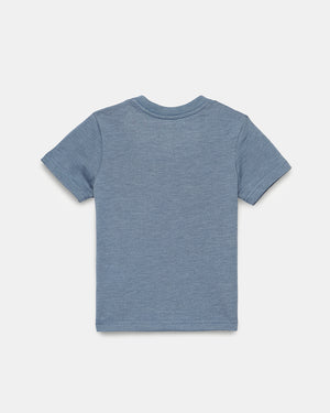 Blue Kid's Eco-Friendly Graphic Tee