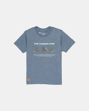 Blue Kid's Eco-Friendly Graphic Tee