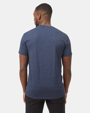 Mens-Blue-Crew-Neck-Graphic-Tee