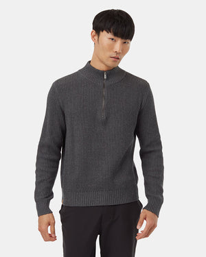 Mens_Grey_1/4_Zip_Sweater