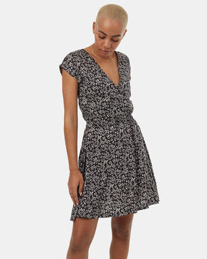 Multi-Womens-Tencel-Wrap-Dress