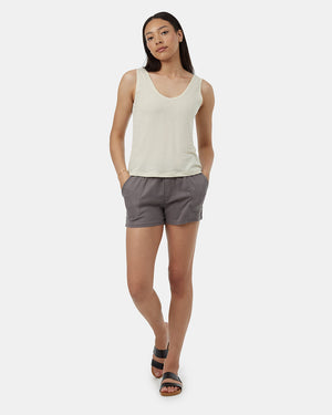 Oatmeal-Womens-Hemp-V-Neck-Tank-Top