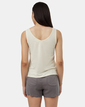 Oatmeal-Womens-Hemp-V-Neck-Tank-Top