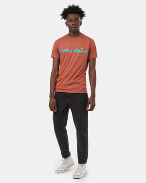 Orange-Recycled-Polyester-Graphic-Tee