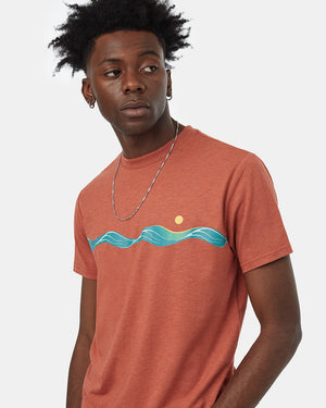 Orange-Recycled-Polyester-Graphic-Tee