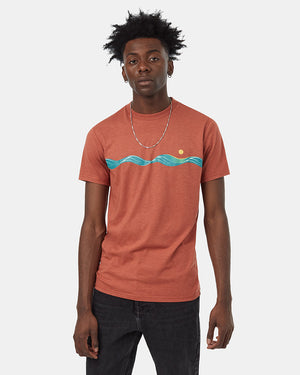 Orange-Recycled-Polyester-Graphic-Tee