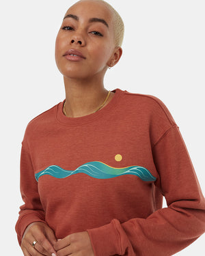 Orange-Womens-Organic-Cotton-Crew-Neck-Sweatshirt