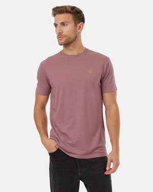 Purple-Recycled-Polyester-Crew-Neck-Tee