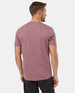 Purple-Recycled-Polyester-Crew-Neck-Tee