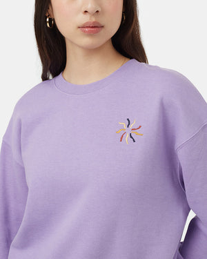 Purple-Womens-Graphic-Crew-Neck