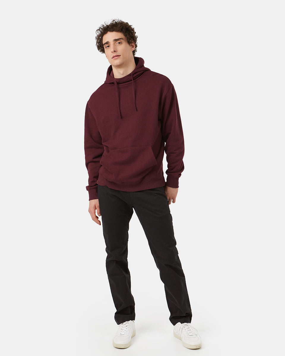 Mens TreeFleece Cowl Neck Hoodie Organic Cotton