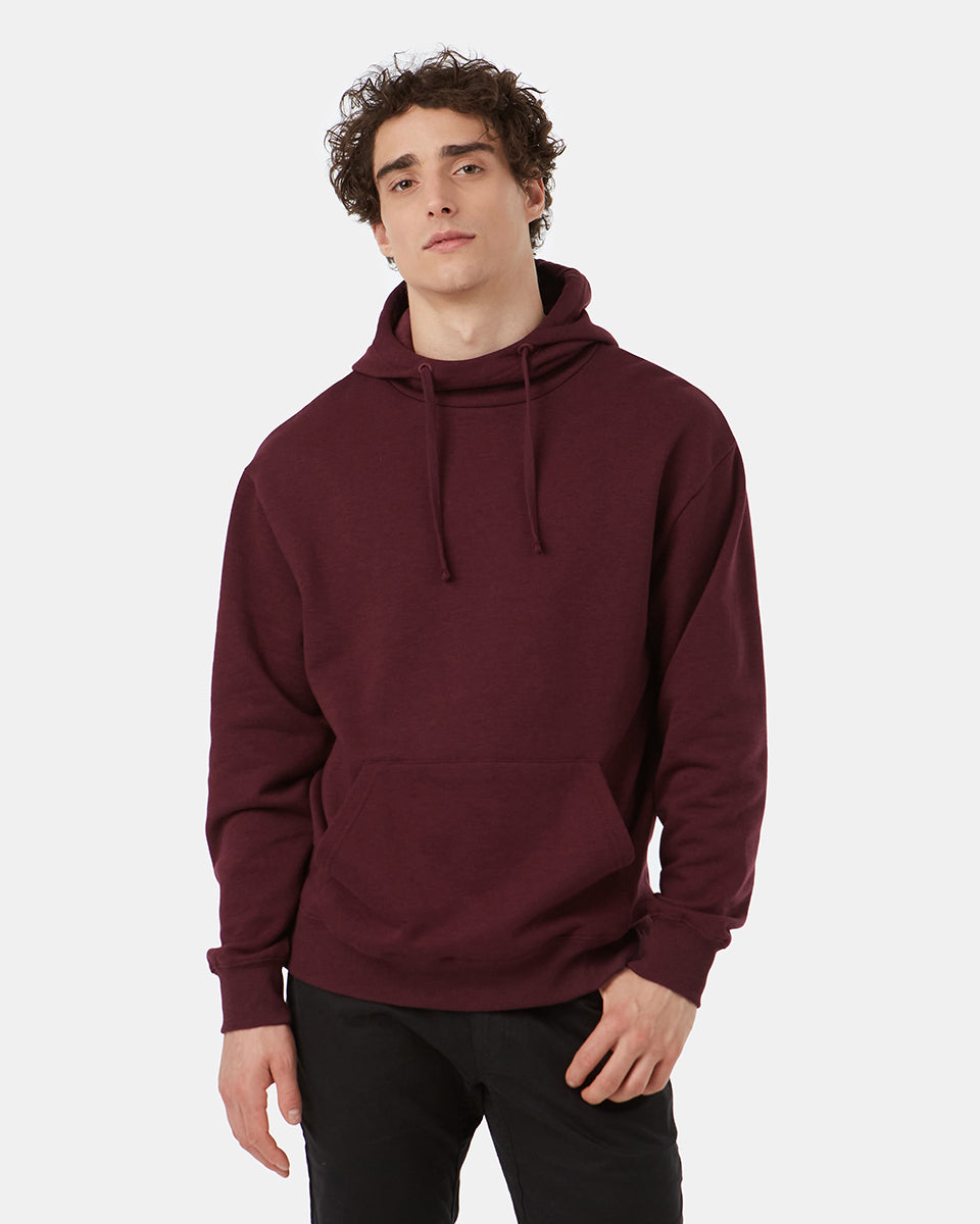 Mens TreeFleece Cowl Neck Hoodie Organic Cotton