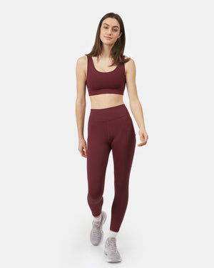 Purple Women's High-Rise Leggings