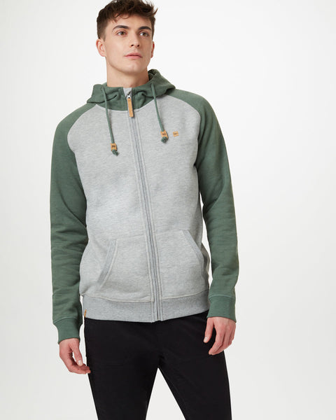 Tentree oberon top zip hoodie