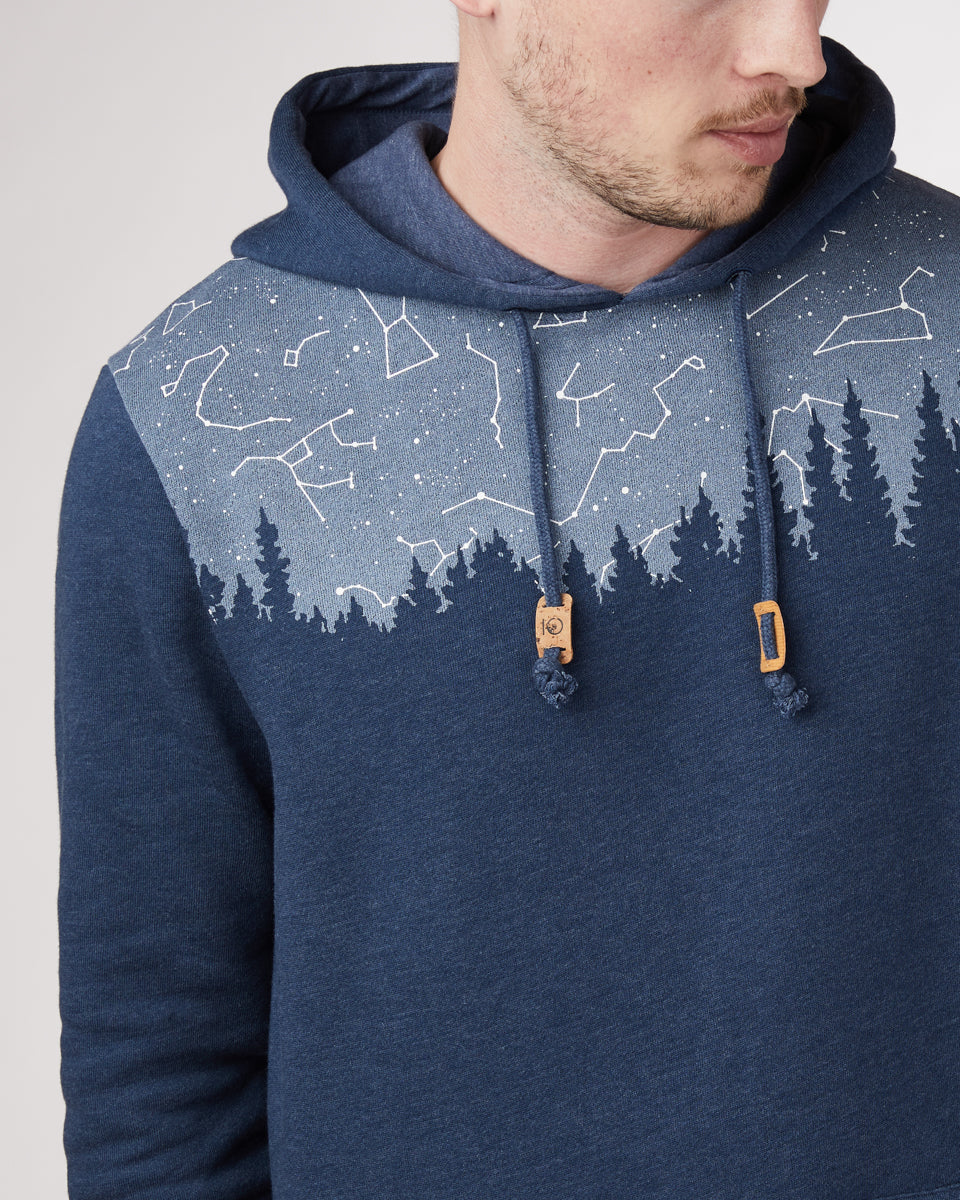 Mens Constellation Juniper Hoodie Organic Cotton