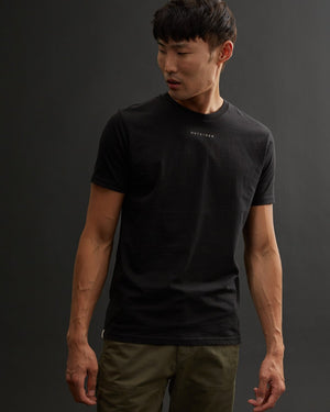 Black Men's Organic Cotton Graphic Tee