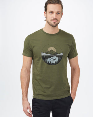 Green Organic Cotton Crew Neck T-Shirt