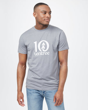 Gray Men's Eco-Friendly Graphic Tee