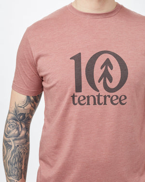 Pink Men's Eco-Friendly Graphic Tee