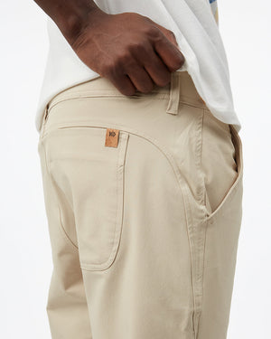 Beige Men's Recycled Polyester Jogger