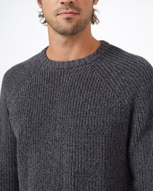 Gray Men's Knit Crew Neck Jumper